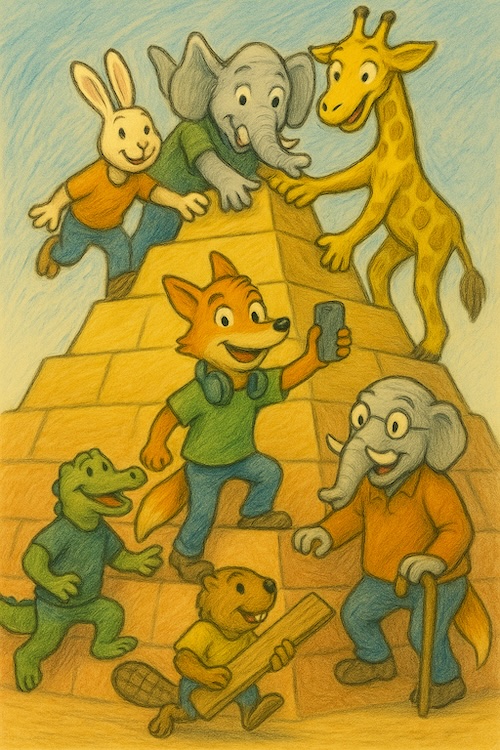 tiere-pyramide klein